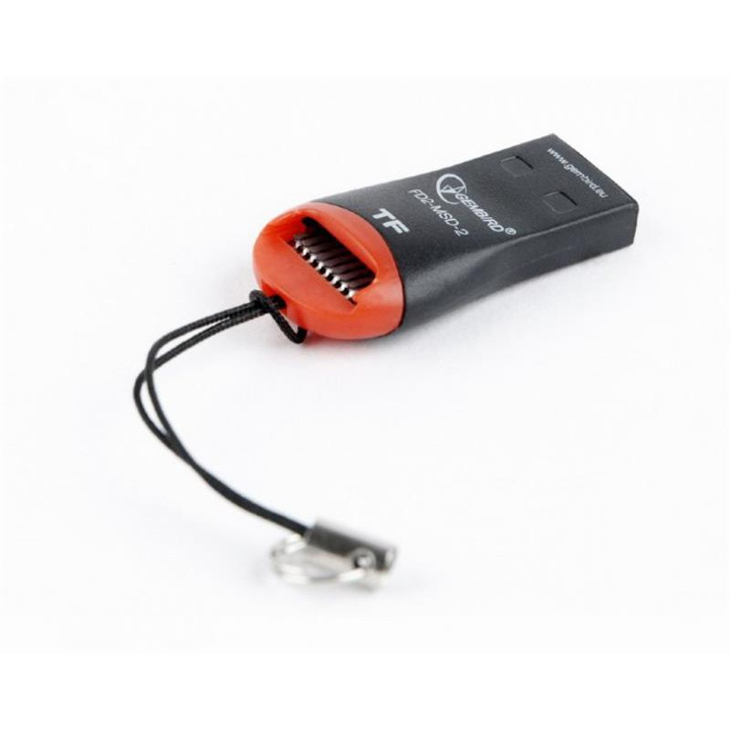 Кардрідер USB2.0 Gembird FD2-MSD-3 Black - фото 2