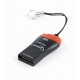 Кардрідер USB2.0 Gembird FD2-MSD-3 Black - фото 3