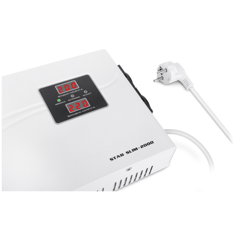 Cтабілізатор REAL-EL STAB SLIM-2000 White - фото 3