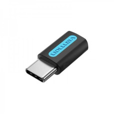 Адаптер Vention micro USB - USB Type-C (F/M) Black (CDXB0)