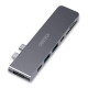 Концентратор Choetech HUB-M14 7 in 1 USB-C Multiport Adapter - фото 1
