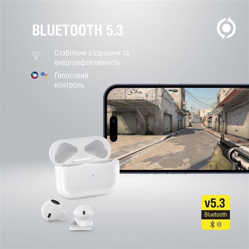 Bluetooth-гарнiтура Piko TWS-MiniJack White (1283126583407) - фото 8