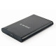 Зовнішня кишеня Gembird SATA HDD 2.5", USB 3.1, алюміній, Black (EE2-U3S-6) - фото 1