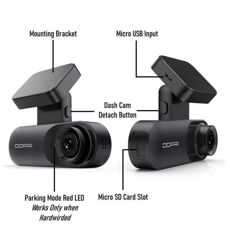 Відеореєстратор DDPai N3 Dash Cam - фото 4