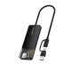 Концентратор Cabletime USB Type C - 4 Port USB 3.0, 0.15 m (CB03B) - фото 1