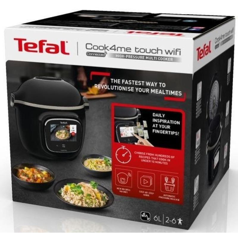 Мультиварка-скороварка Tefal Cook4me Touch CY912830 - фото 10