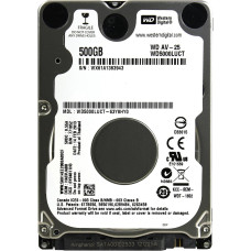 Накопичувач HDD 2.5" SATA 500GB WD AV-25 5400rpm 16MB (WD5000LUCT) Refurbished