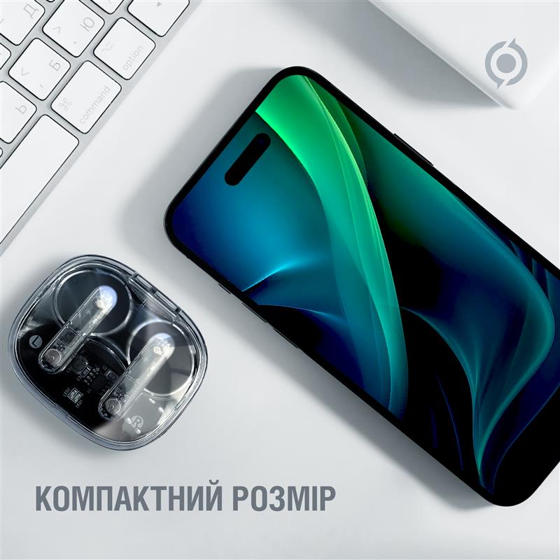 Bluetooth-гарнiтура Piko TWS-SimpleMe Black (1283126583438) - фото 6