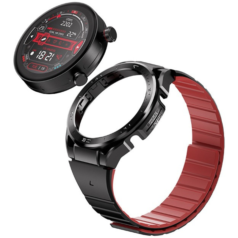 Смарт-годинник iMiki C1 Black Magnetic Strap+Frame - фото 6
