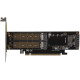 Контролер Frime (ECF-PCIEtoSSD009.LP) PCI-E-2хM.2 (B&M Key)+1хmSATA - фото 1